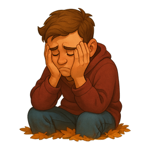 Грустный мальчик